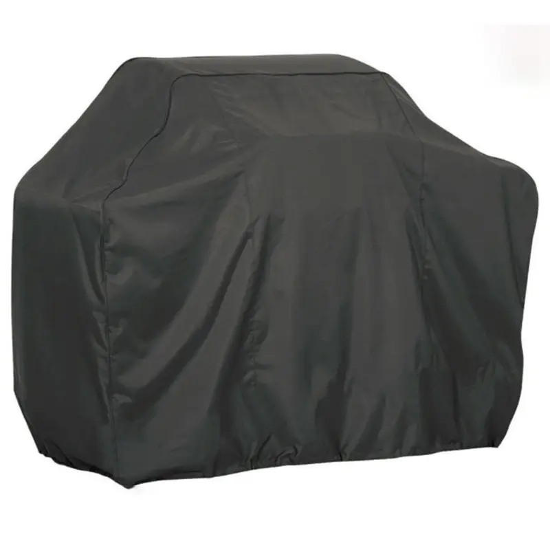 Durable BBQ Gas Grill Cover, UV Protective, Fits Weber Char-Broil, Black Furniture Cover