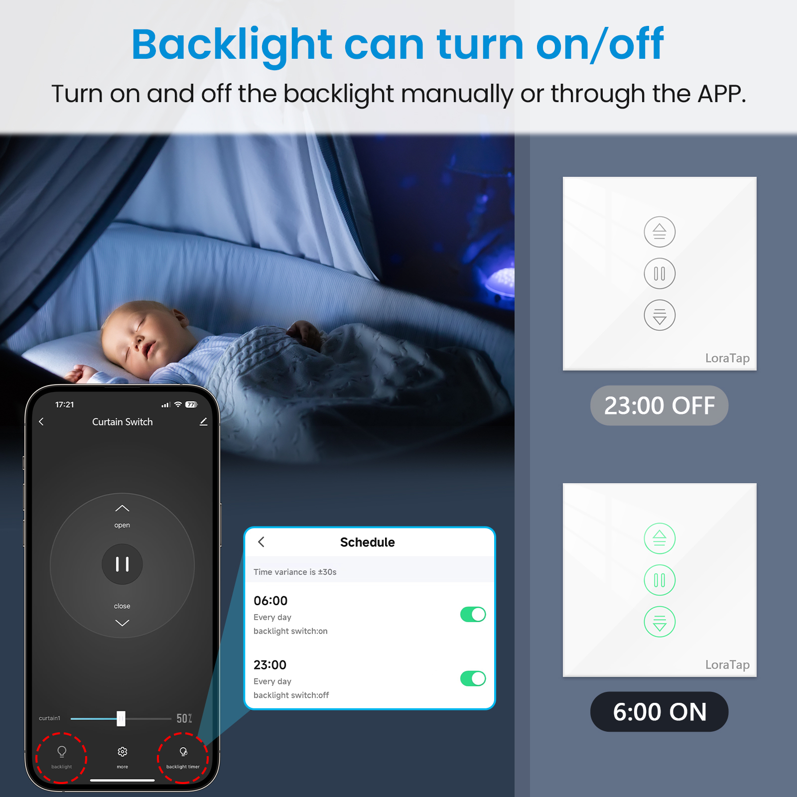 Smart Life WiFi Roller Shutter Curtain Switch, Remote Control, Google Home, Alexa Echo Compatible