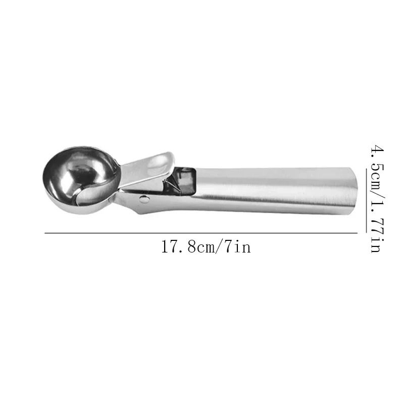 Stainless Steel Ice Cream Scoop Dual Purpose Fruit and Dessert Scooper