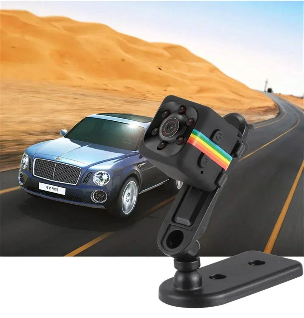 SQ11 1080P Mini Spy Camera with IR Night Vision – Compact Hidden Surveillance Webcam for Home & Office Security