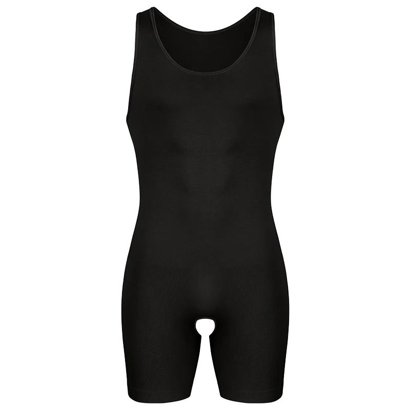 Mens Sleeveless Compression Bodysuit Shapewear Slimming Undershirt