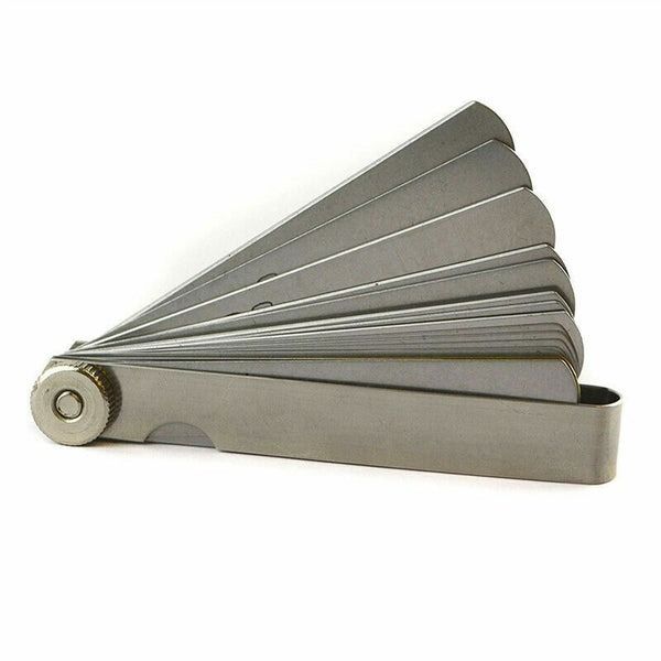 Dual Reading Combination Feeler Gauge, Blade Feeler Gauge, Metric & SAE Measurement Tool