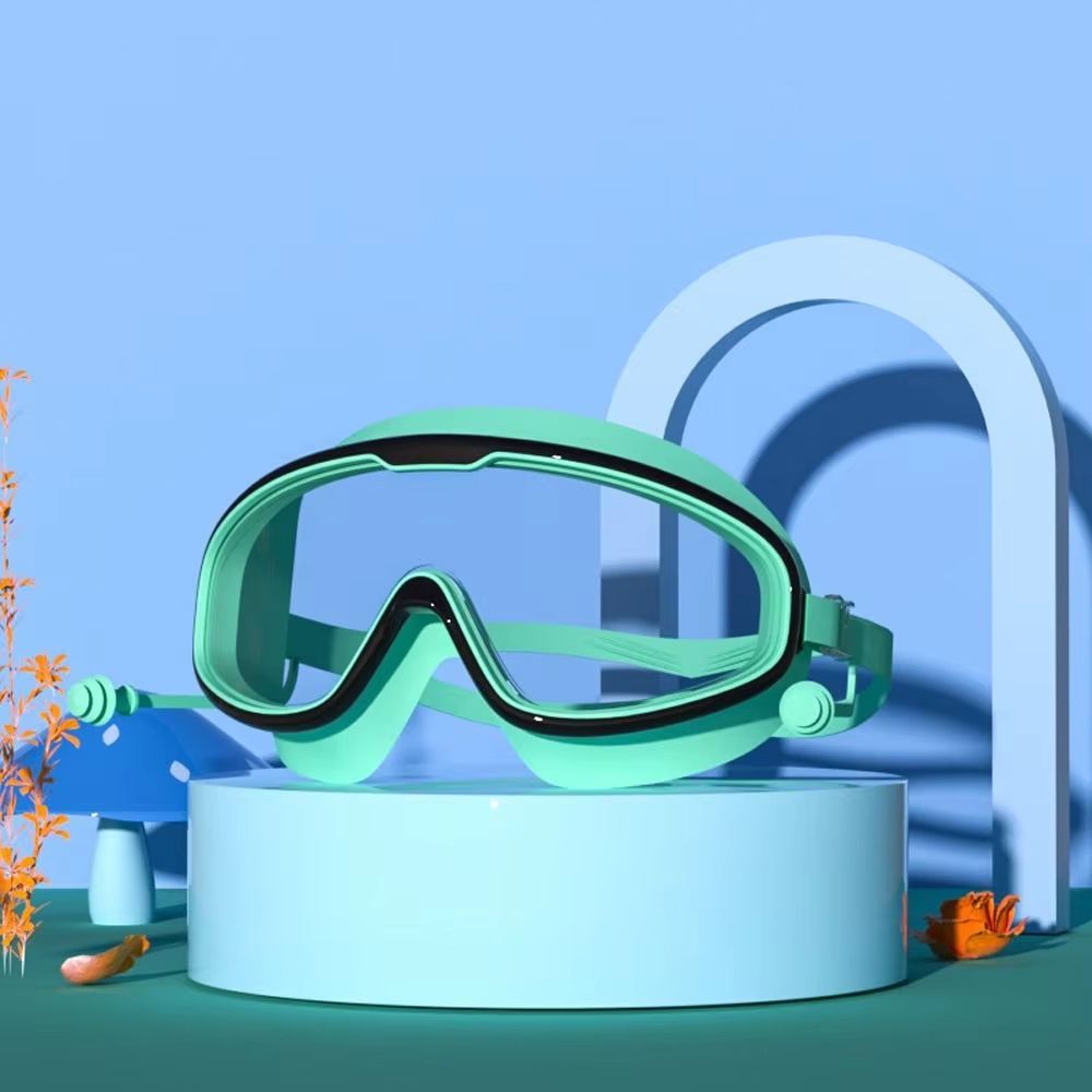 Kids Anti-Fog No-Leak Swim Goggles Clear Pool and Beach Eyewear Ages 3-15