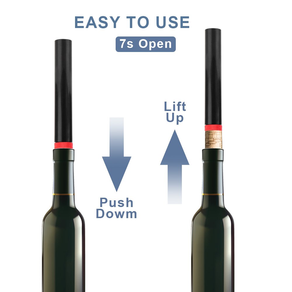 Wine Bottle Opener: Corkscrew, Air Pressure Pump, Jar Cork Remover | Bar Tool Essentials