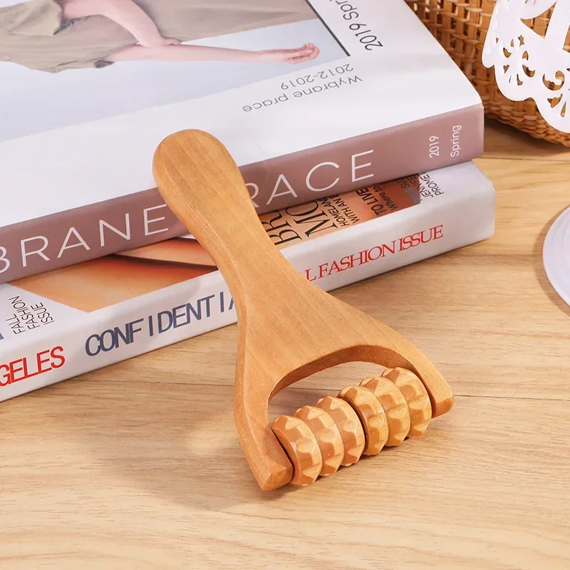 Acupoint Foot Massager, Mini Wooden Roller Massager, Neck Shoulder Leg Hand Massage Tool, Relaxation and Muscle