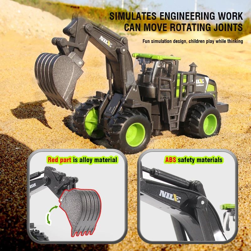 Construction Vehicle Toy Model Set