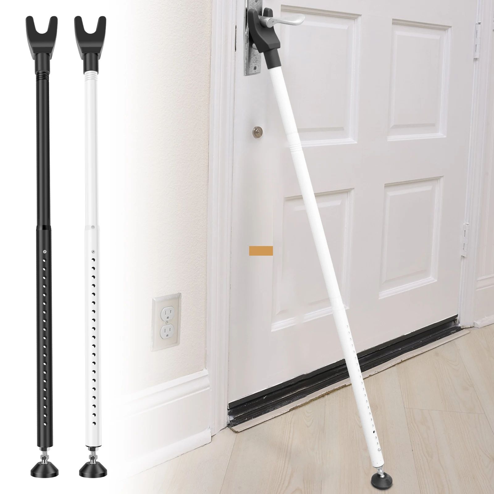 Adjustable Sliding Door Security Bar Lock for Home and Patio Protection