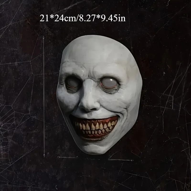 Christmas Scary Zombie and Clown Dual Face Costume Mask