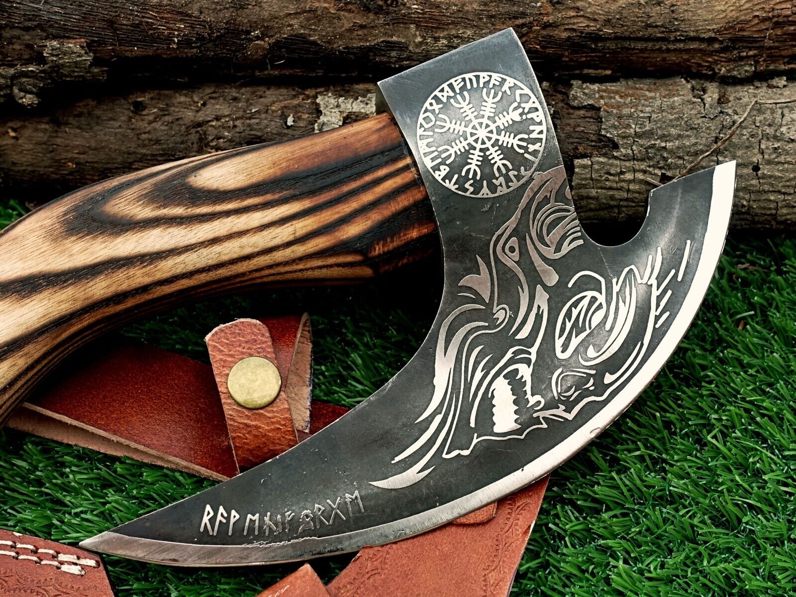 Custom Handmade Pizza Axe, Pizza Slicer, Viking Pizza Cutter, Camping Axe