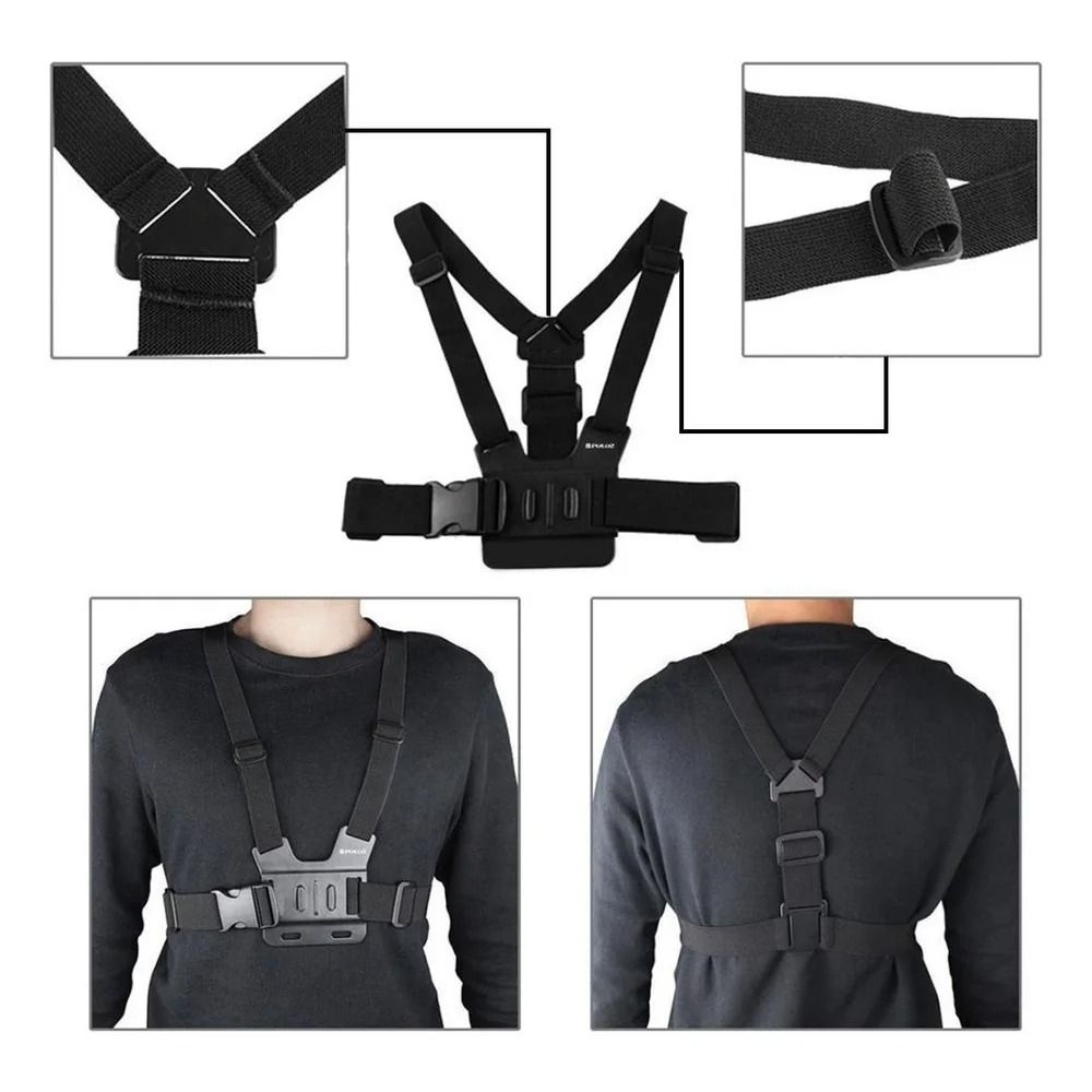 7-in-1 Professional Action Camera and Phone Chest Mount Kit