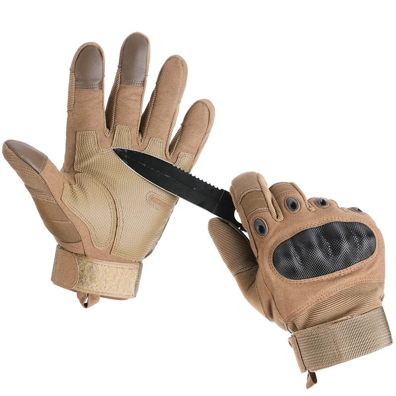 Touch Screen Tactical Gloves with Hard Knuckle Protection