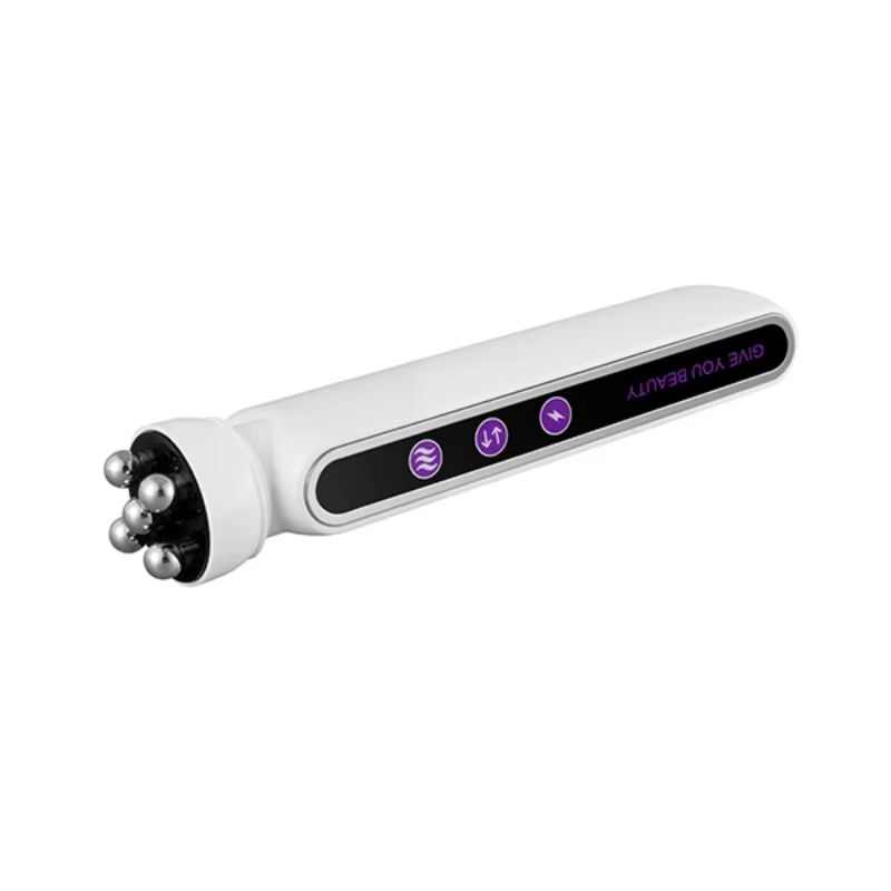 3-in-1 RF Heating EMS Facial Roller – 360° Skin Tightening & Rejuvenation Microcurrent Beauty Device