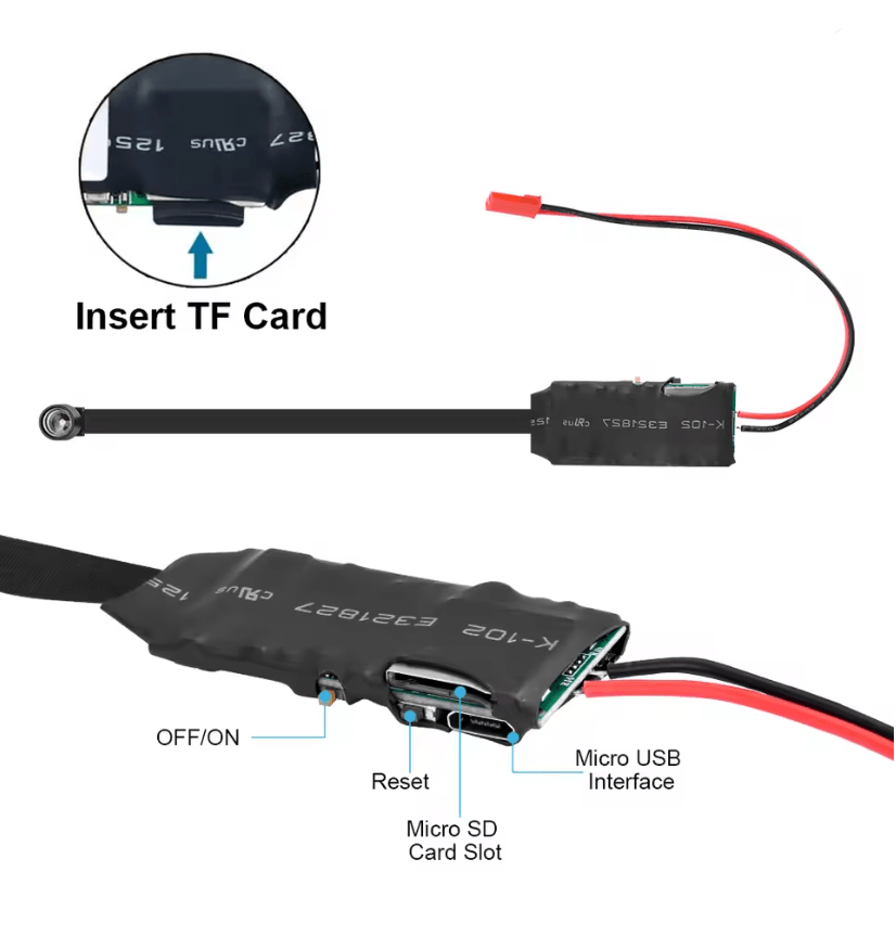 1080P Mini WiFi Camera Module with Motion Detection and Remote Contrl