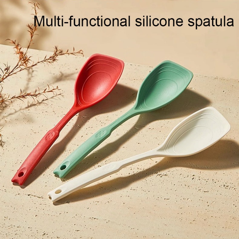 Multi-purpose Silicone Spatula, High Temperature Spoon, Kitchen Non-stick Pan Utensils