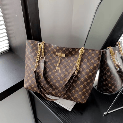 Soft Leather Women Tote Bag with Large Capacity & Stylish Shoulder Design