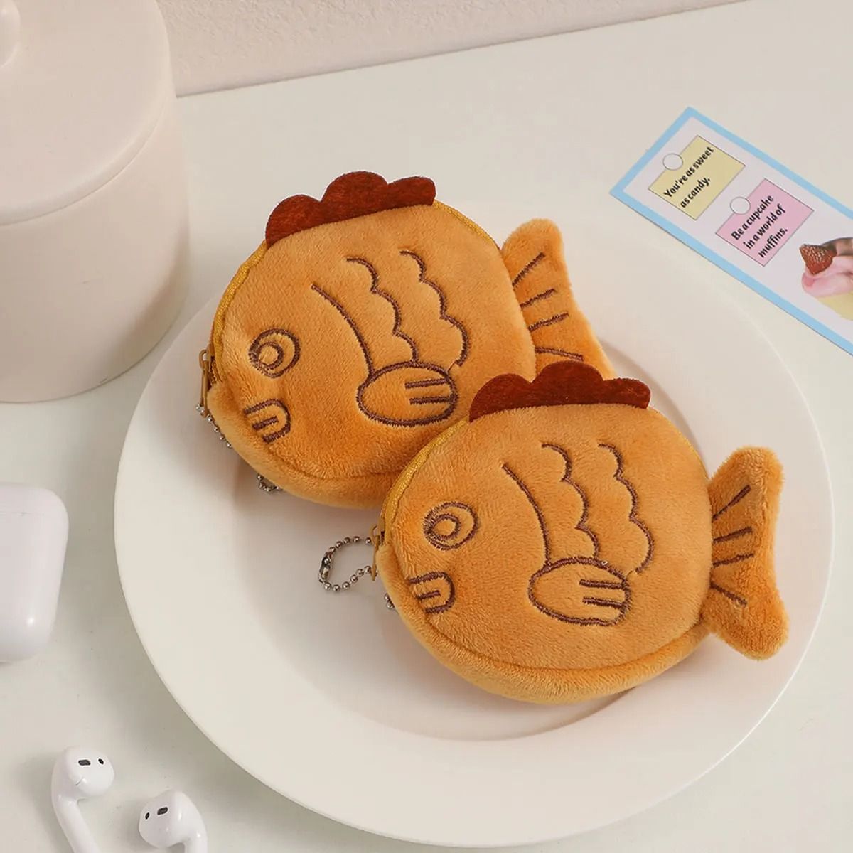 Cute Plush Fish Coin Purse