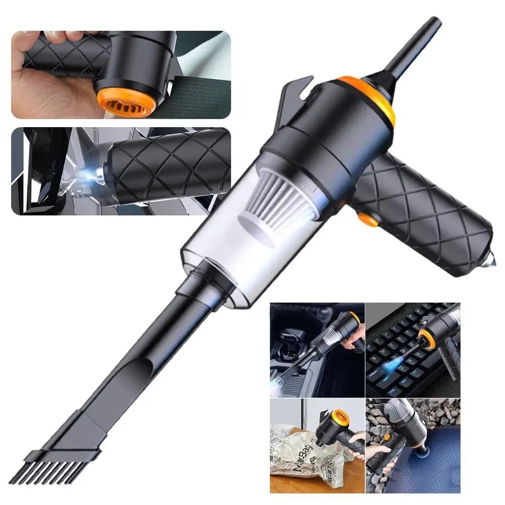 Wireless Mini Car Vacuum Cleaner High Power Suction and Blower