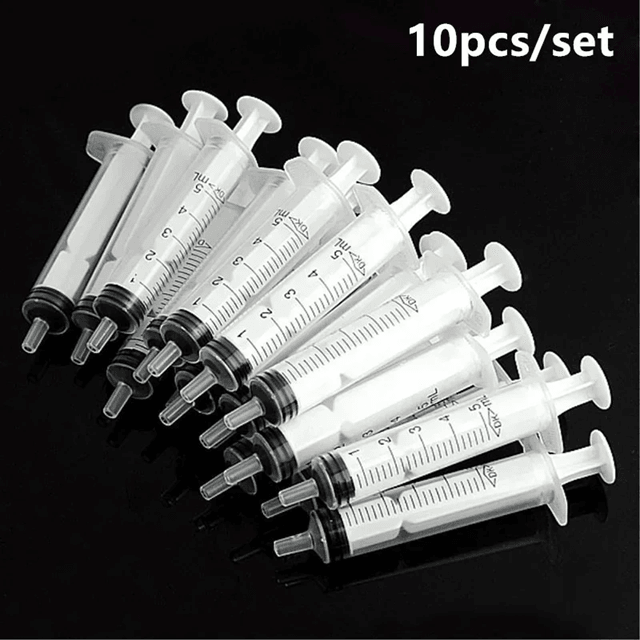 PrecisionDose 5ml Disposable Syringe Set No Needle 10 Pack