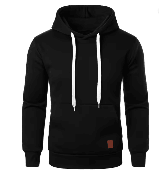 Mens Lightweight Hooded Sweatshirt Casual Pullover Streetwear