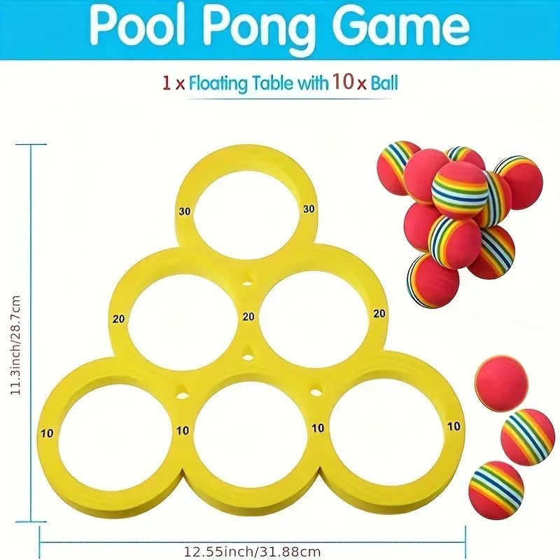 SplashMax Floating Pool Game Ball - Durable EVA Water Splash Toy for Summer Fun