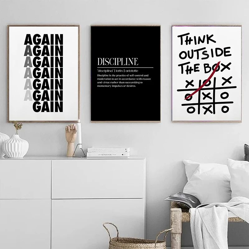 Motivational Quotes Canvas Wall Art Print