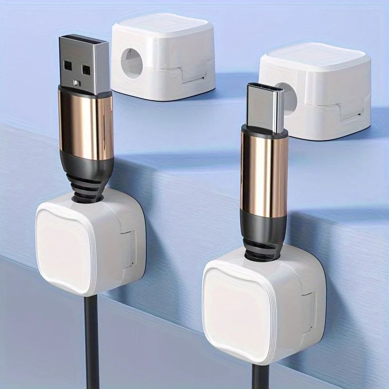 Magnetic Self-Adhesive Cable Clip Organizer (6/18 PCS)