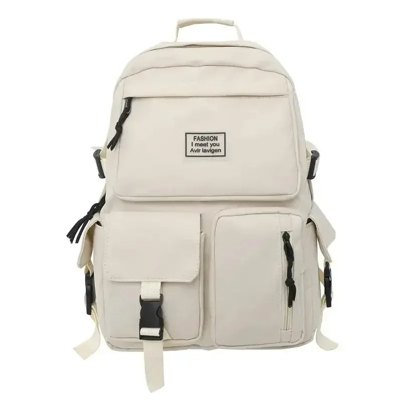 Mens and Womens Universal Nylon Backpack Large Capacity Fashionable Casual Schoolbag Computer Backpack