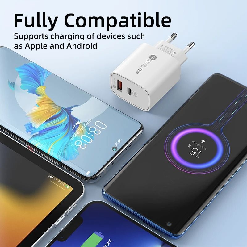 Ultra-High-Fidelity 20W Dual-Node PD & QC 3.0 Titanium-Grade Wall Power Architecture