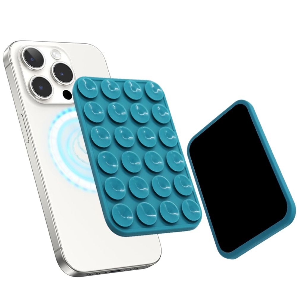 Suction Cup Silicone Magnet Wall Mount Stand, iPhone Universal Bracket, New Magnetic Phone Holder For Magsafe