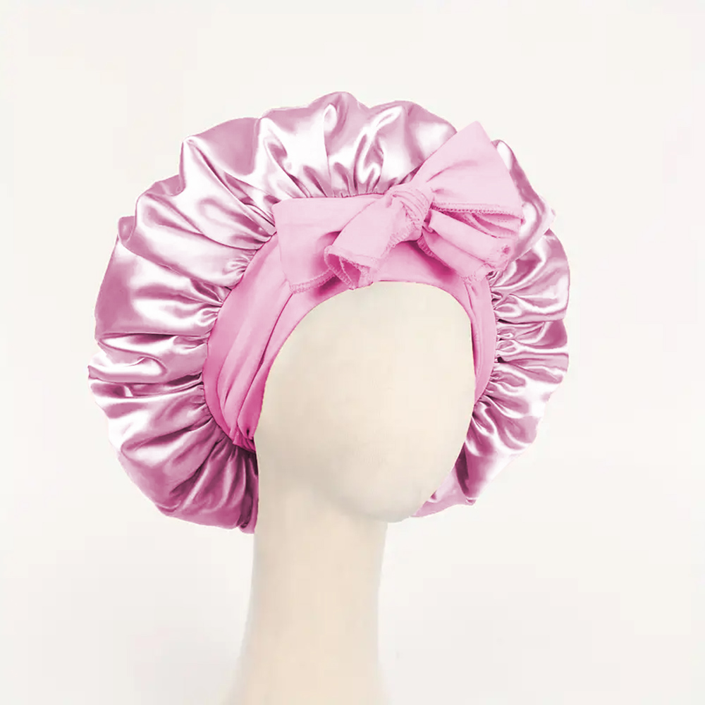 Adjustable Satin Sleep Hair Bonnet Premium Satin Hair Protection Cap