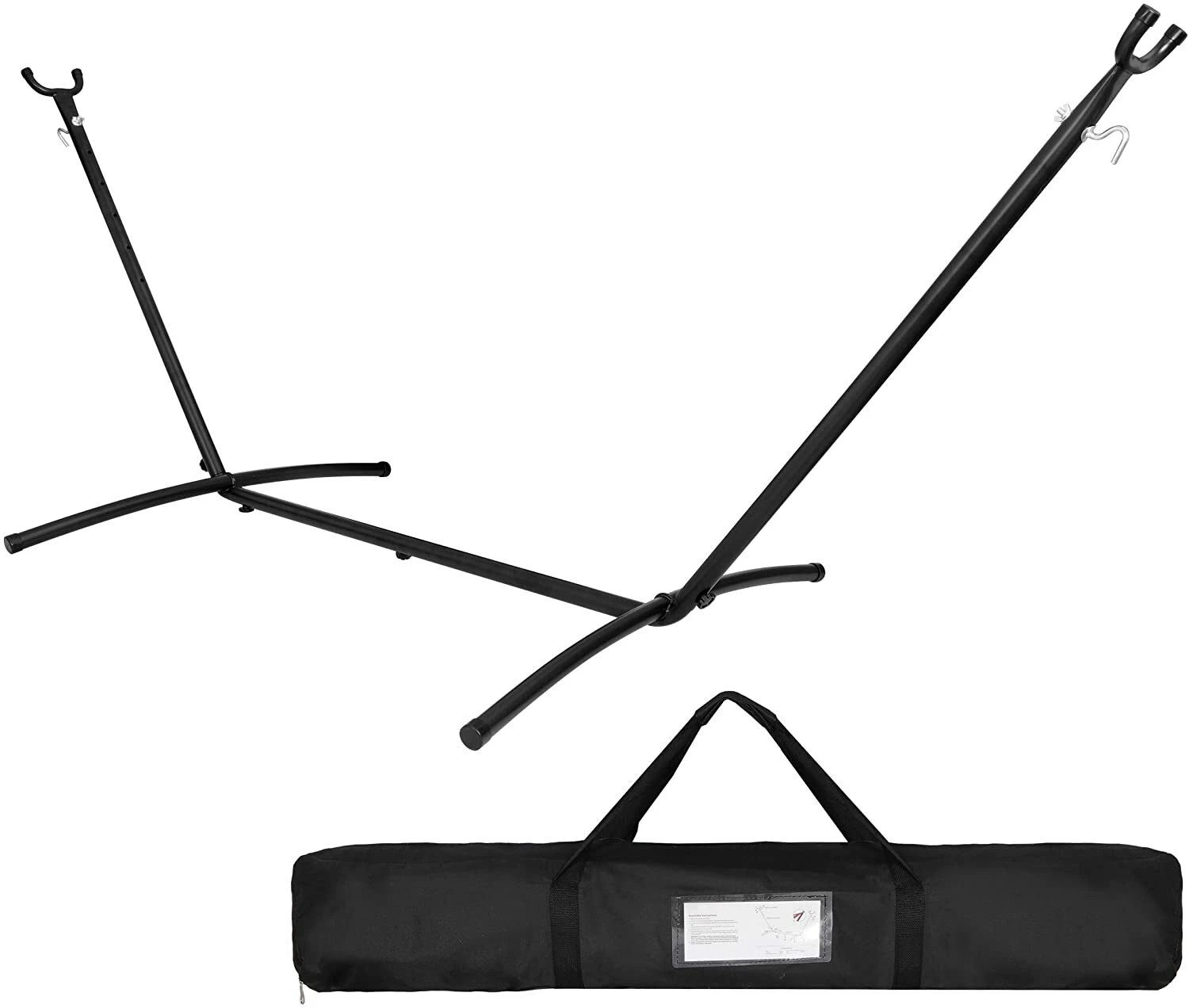 Heavy Duty Steel Hammock Stand for People Capacity with Carrying Case