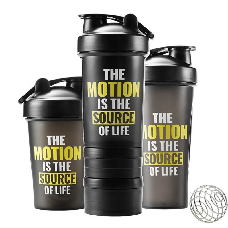 Shake Cup for Meal Replacement, Fitness Sports Water Bottle, Large Capacity Protein Cup with Measurement Markings