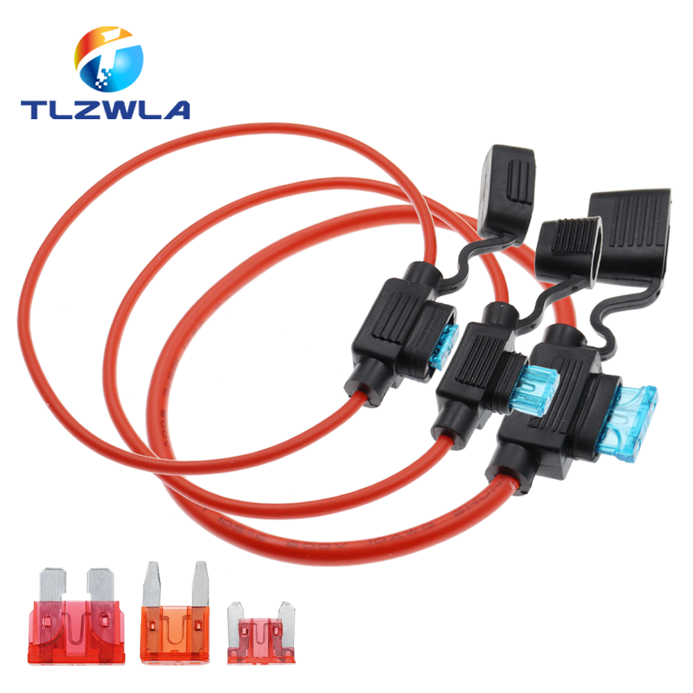 Waterproof Mini Auto Fuse Holder with Car Blade Fuses