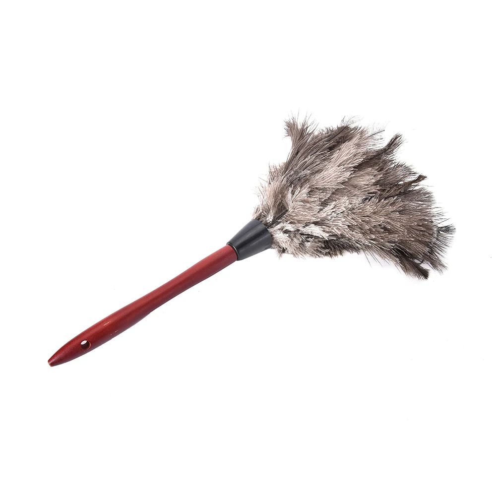 Ostrich Feather Duster with Wooden Handle 55cm