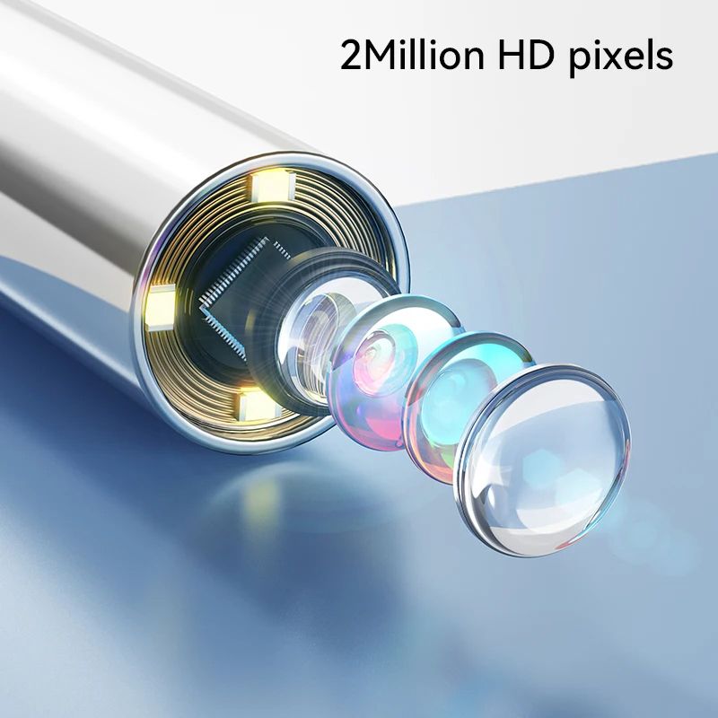 Visual Ear Camera 1.38 IPS Screen Wireless Endoscope 1080P HD Camera for Ear Wax Cleaning, Picture Video Ear Inspection