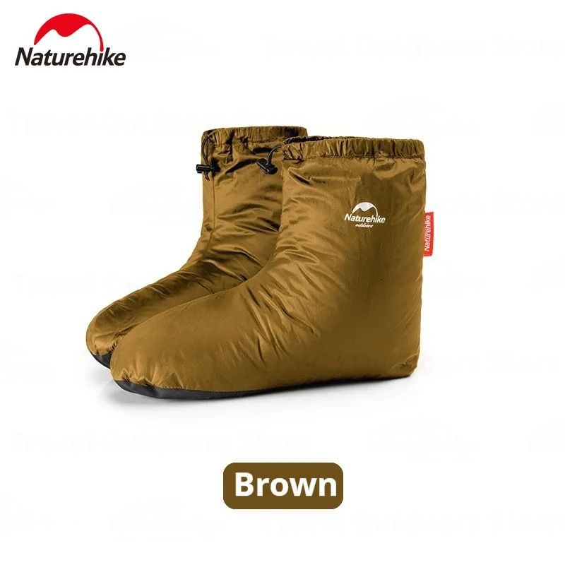 Naturehike Winter Duck Down Foot Cover Shoes Unisex Warm Waterproof Camping Slippers