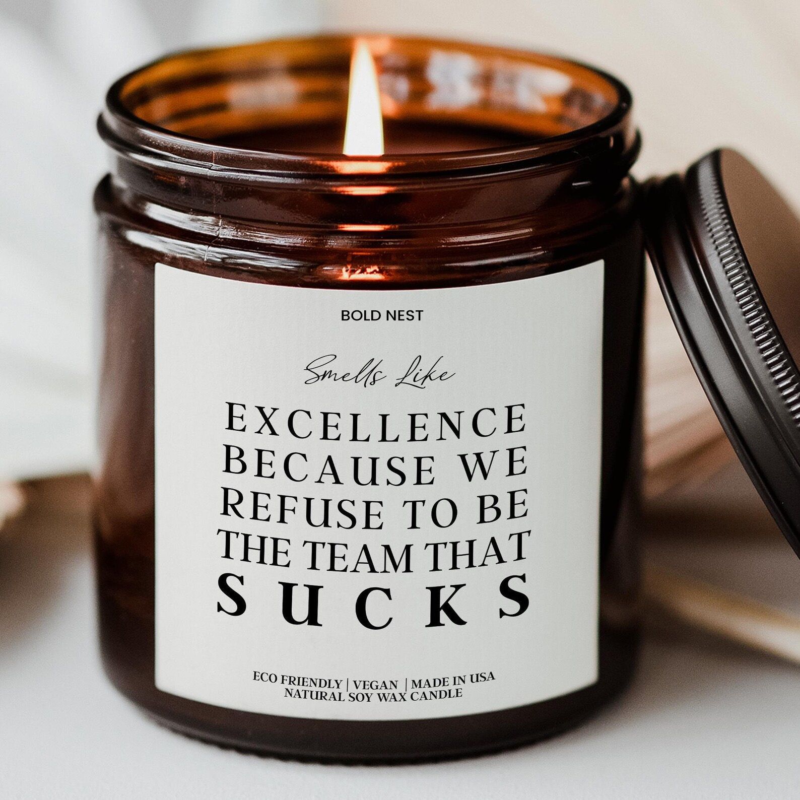 Funny Best Boss Candle Gift Work From Home Office Humor Appreciation Candle for Supervisor Manager