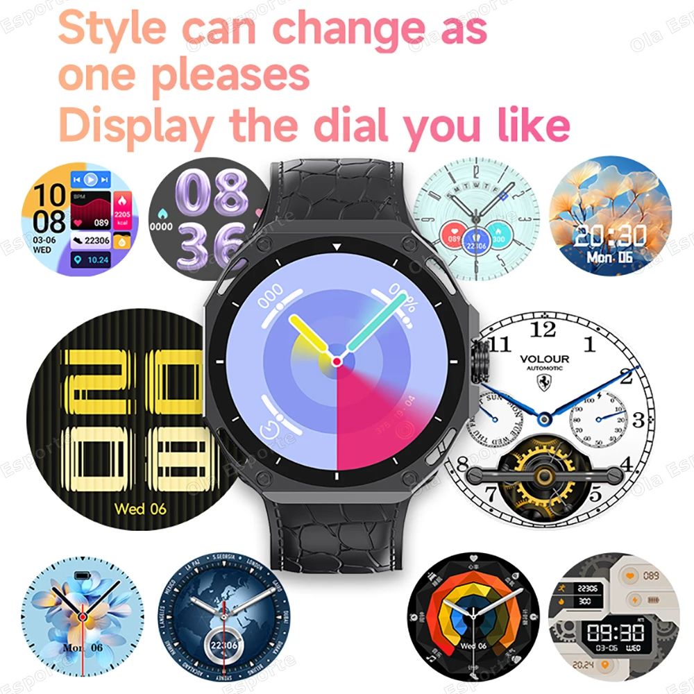 Smart Fitness Watch with AMOLED Display