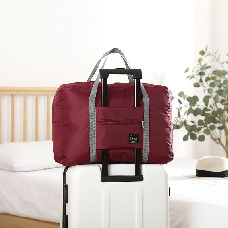 Lightweight Large Capacity Carry on Bag for Women, Foldable Travel Duffel Bag for Sports Weekend Trip