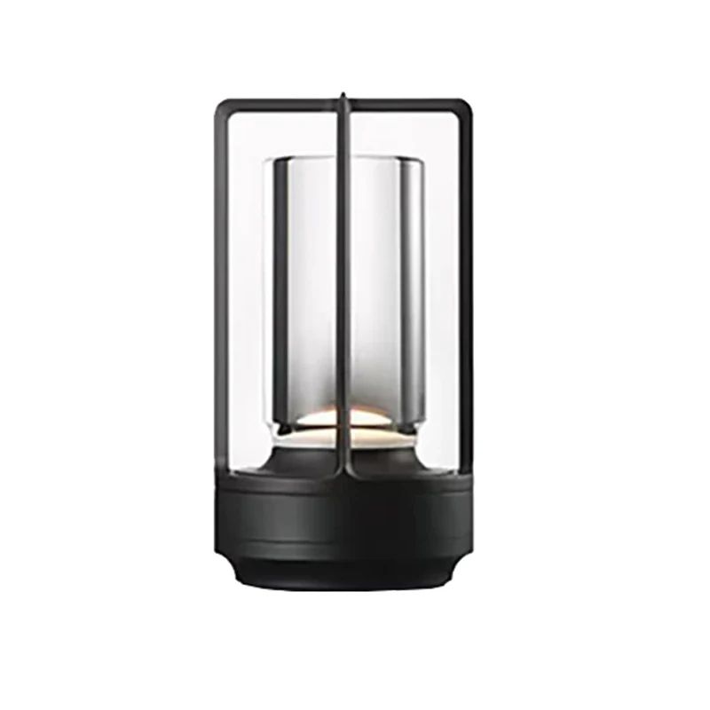 Rechargeable LED Crystal Touch Table Lamp with Aluminum Alloy Base