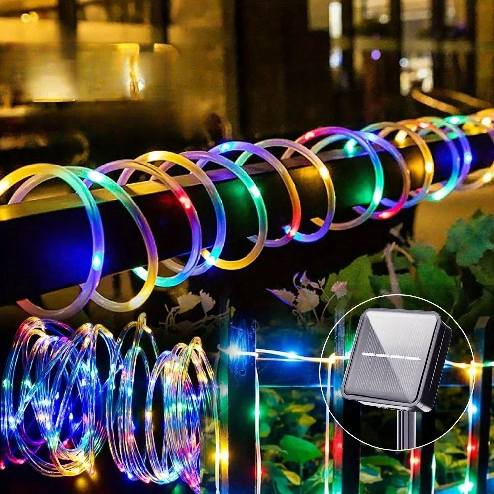 Solar Powered Pipe Fairy String Lights