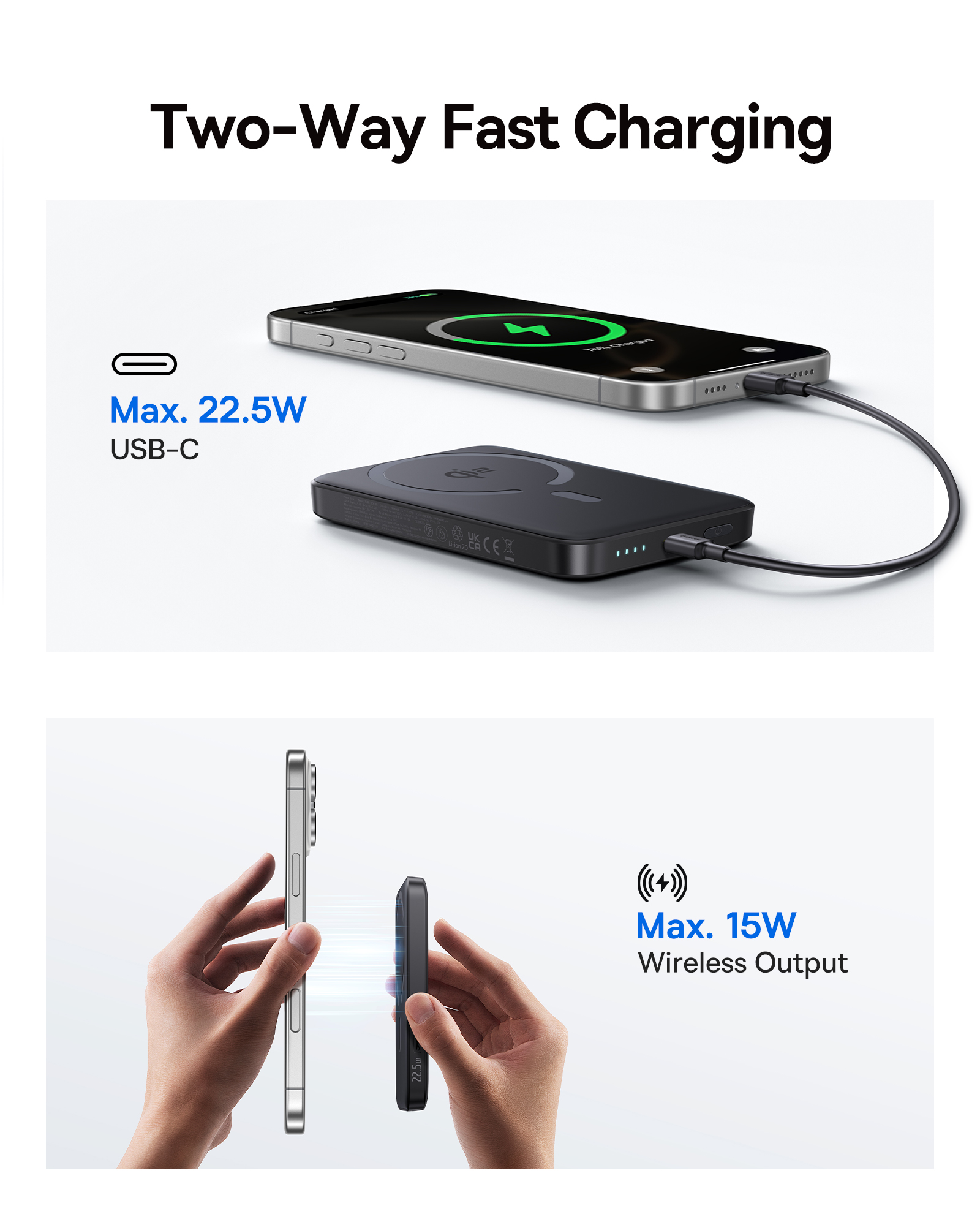 Baseus Magnetic Power Bank with Wireless & Fast Charging