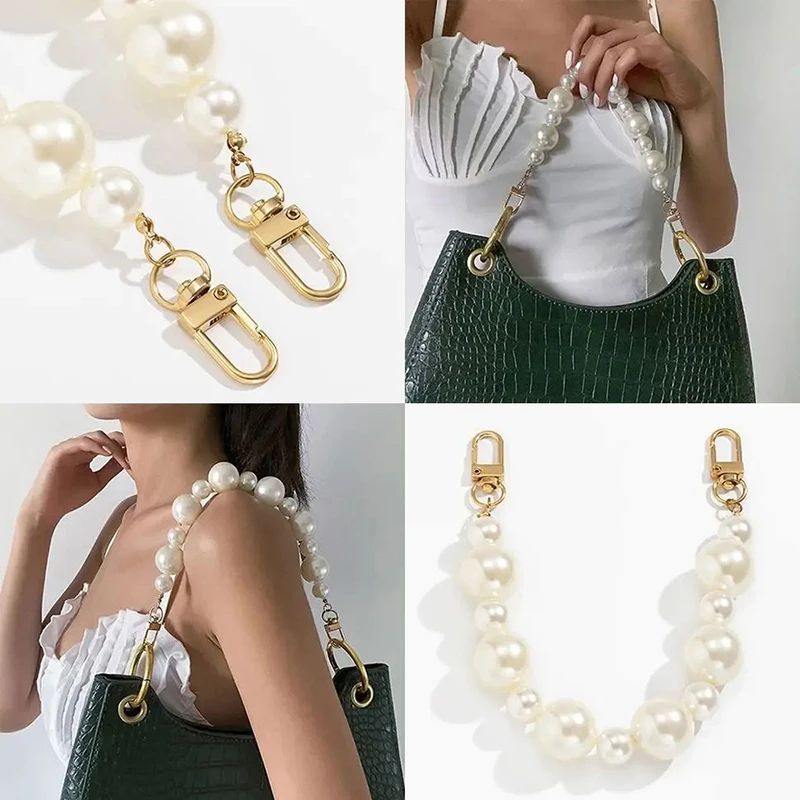 Pearl Decorative Bag Chain Strap