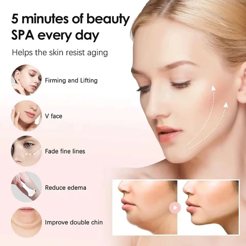 4D Roller Facial Massager with EMS Face Lift and Skin Tightening Device
