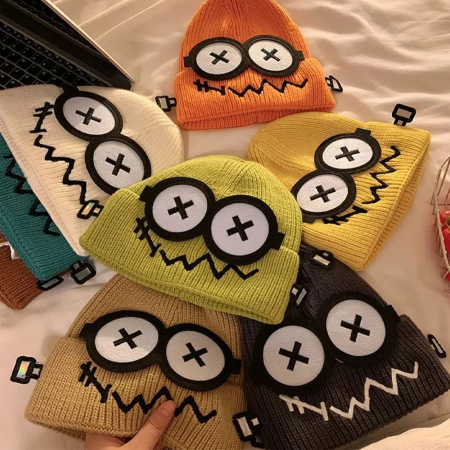 Big Eyes Cartoon Ear Protection Hat
