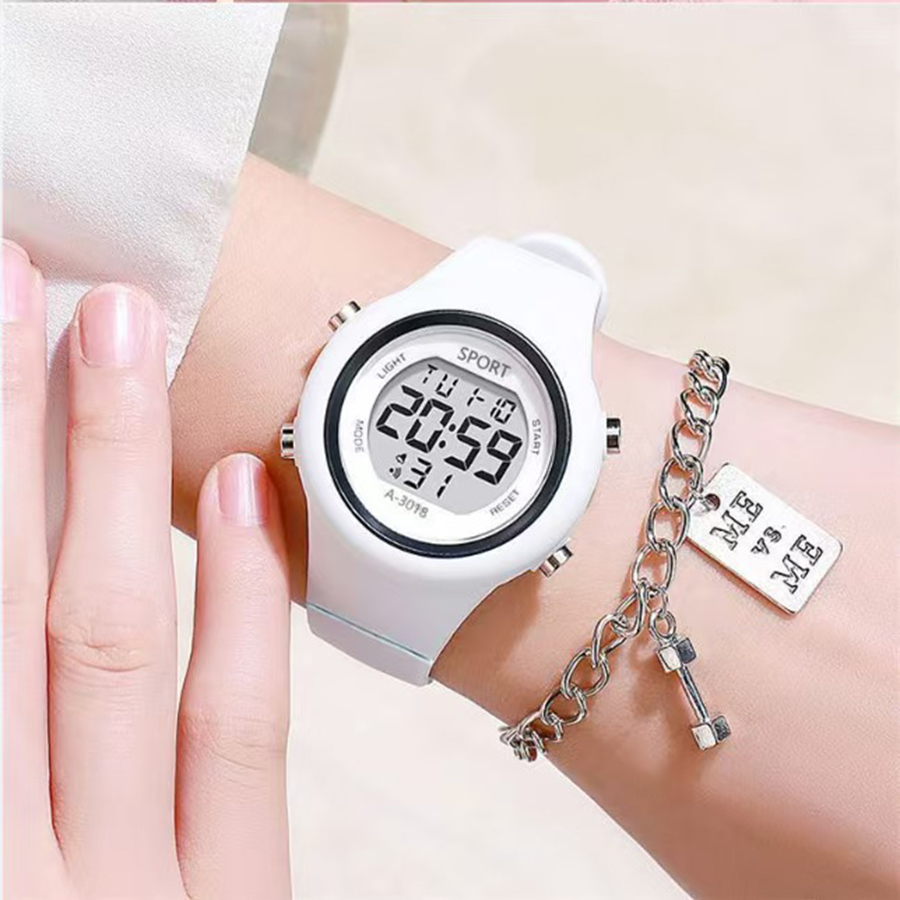 Kids LED Digital Sports Watch, Waterproof, Luminous Alarm Clock for Boys & Girls
