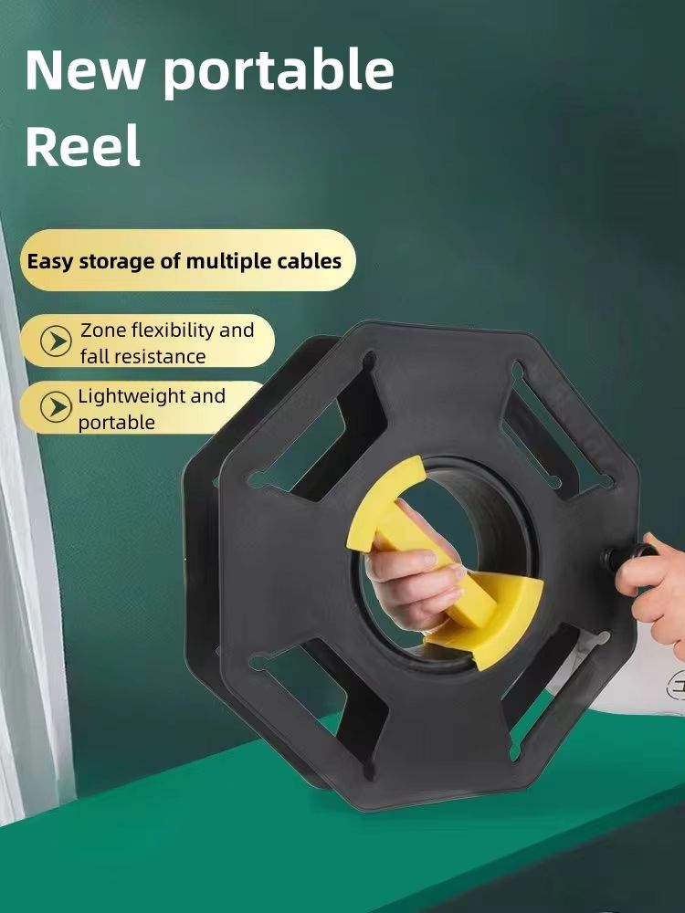 Smart Cable Winding Storage Disk – Plastic Wire Organizer for Tidy Cord Management