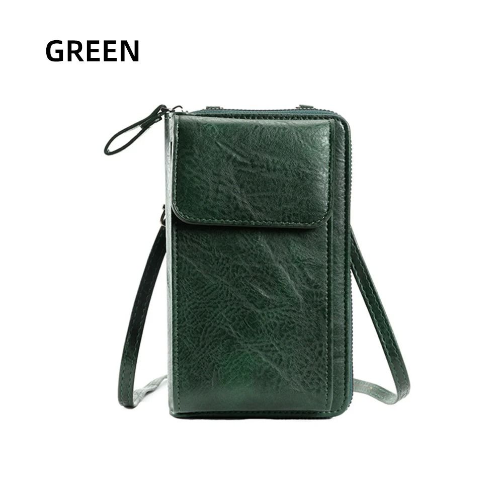 Fashionable Versatile Crossbody Mobile Phone Bag and Large-Capacity Coin Purse