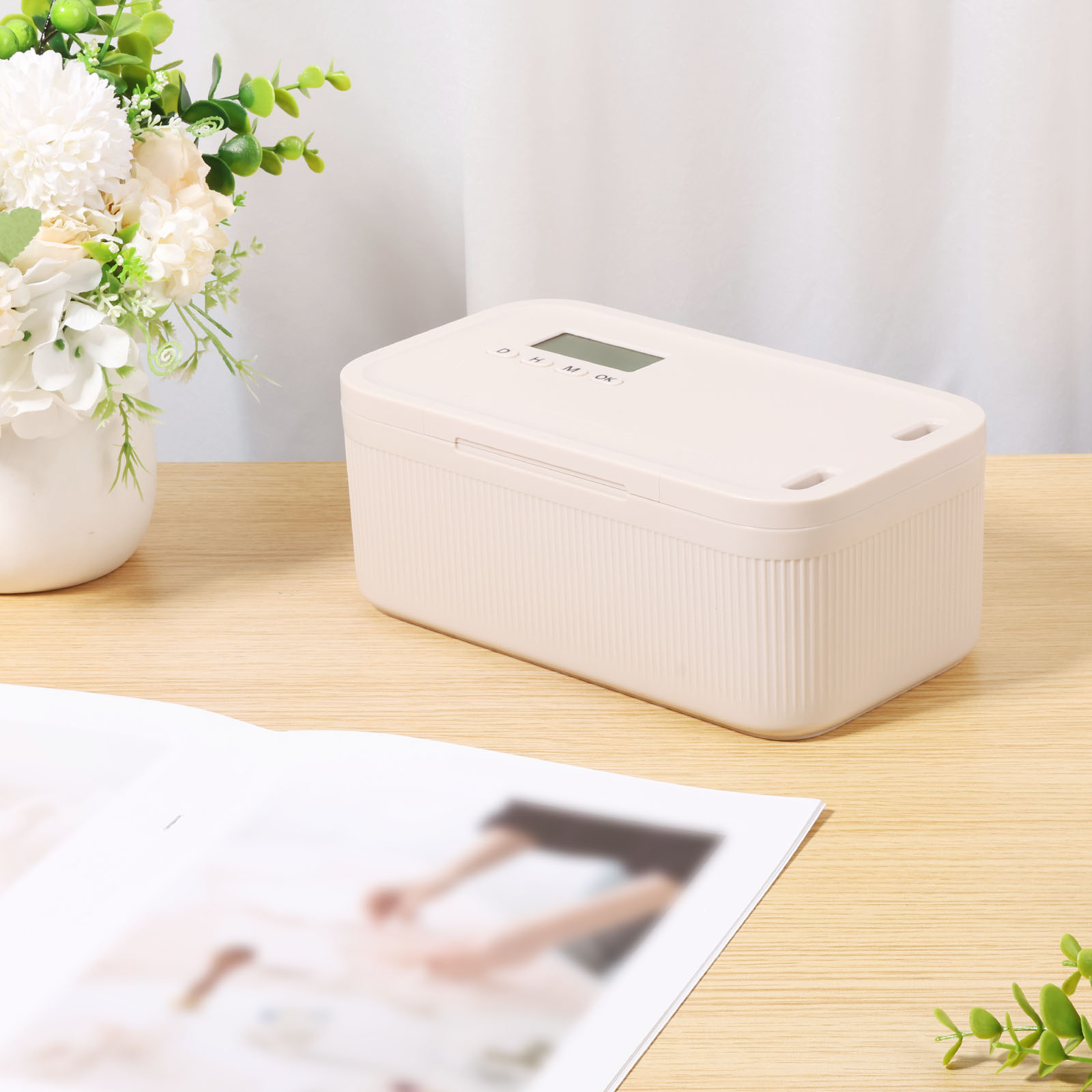 Smart Timer Lock Box Secure Storage for Phones, Cigarettes & Personal Items