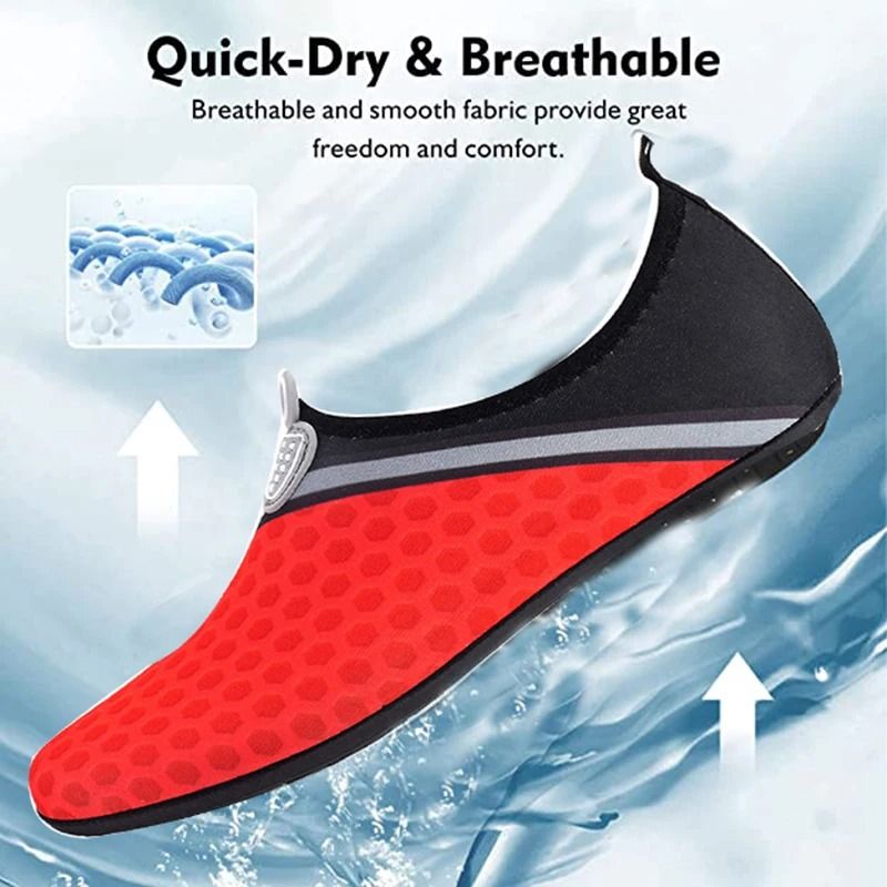 Unisex Water Shoes Quick Dry Non Slip Beach Swim and Aqua Footwear
